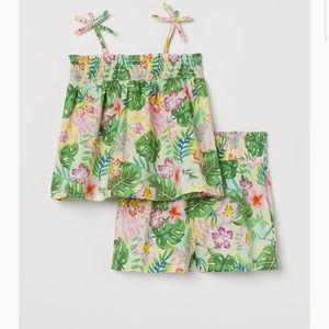 H&M Floral Two Piece Set Sz 3T